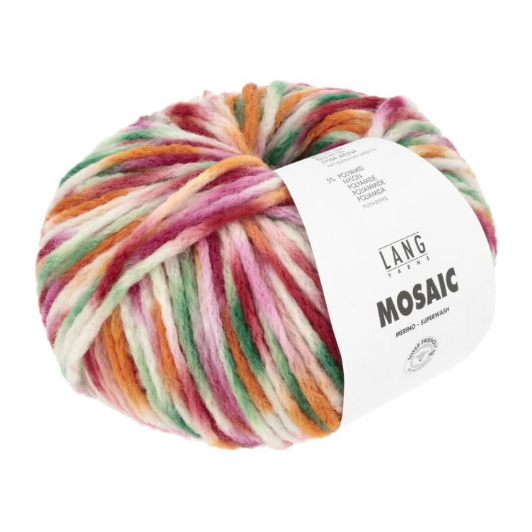 Mosaic Col06 rot-pink-orange-gruen