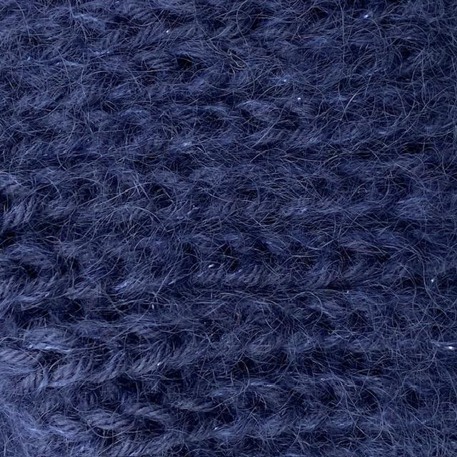 Stirnband handgestrickt Merino/Mohairsilk wenig Lurex gekreuzt - 0