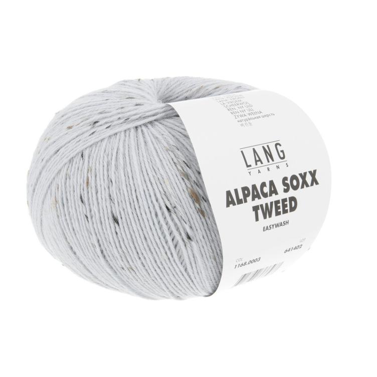 Alpaca soxx Tweed 4-fach Col03 hellgrau