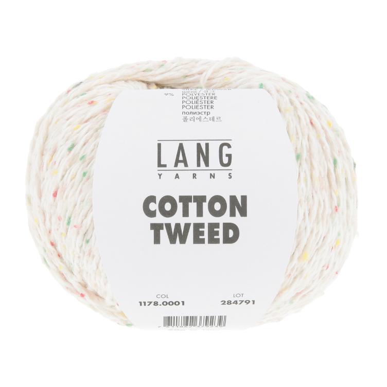 Cotton tweed 50g 130m Col01 weiss