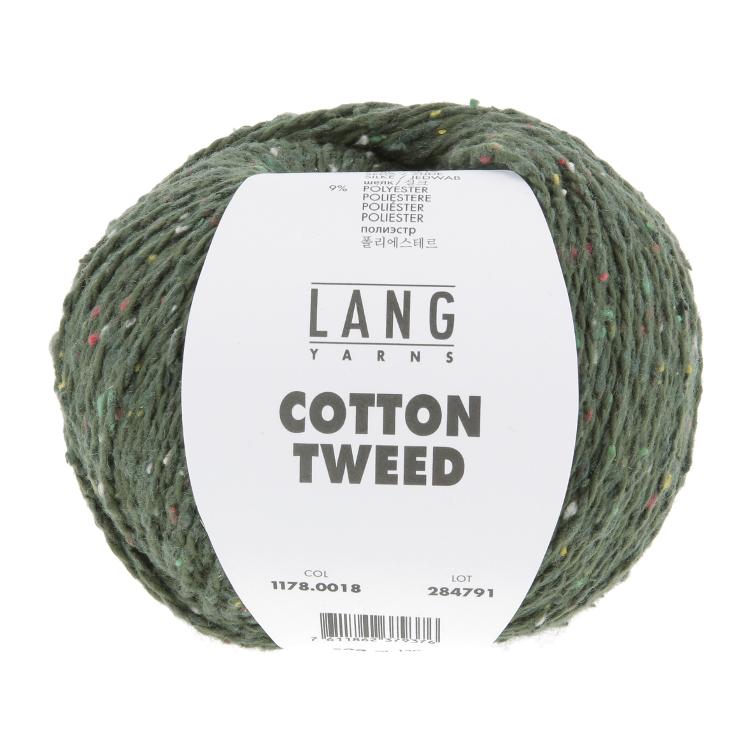 Cotton tweed 50g 130m Col18 dunkelgrün