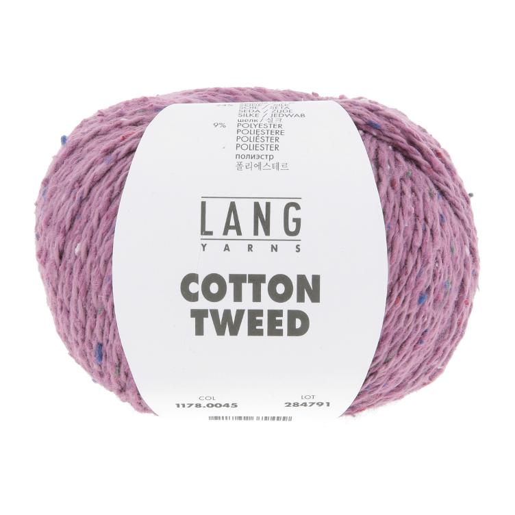 Cotton tweed 50g 130m Co45 mauve