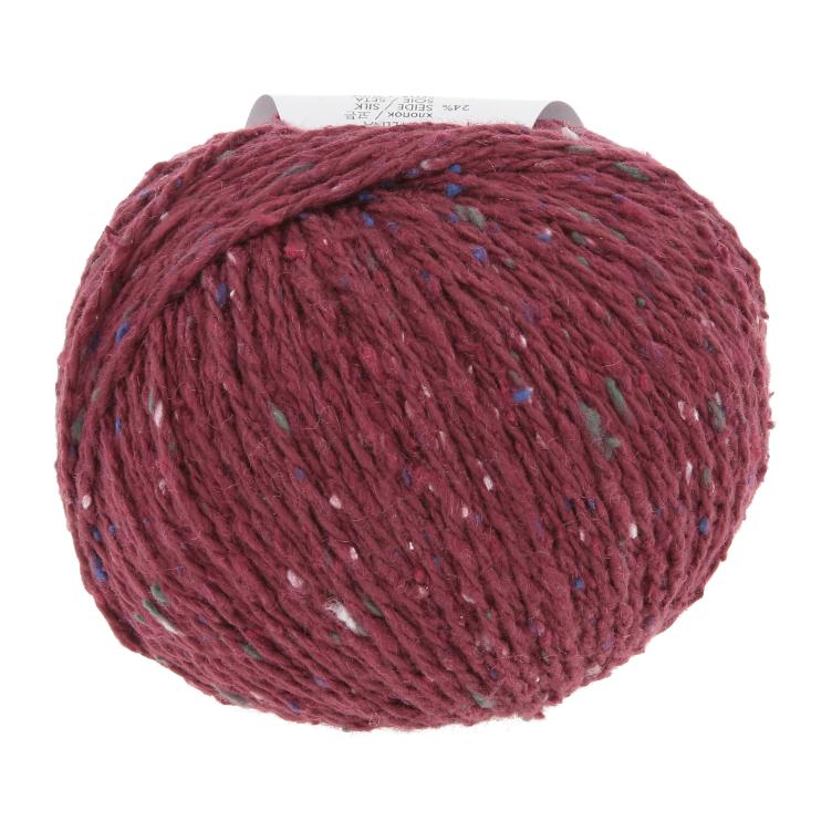 Cotton tweed 50g 130m Co64 bordeaux