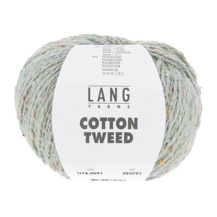 Cotton tweed 50g 130m Col91 pastellgrün