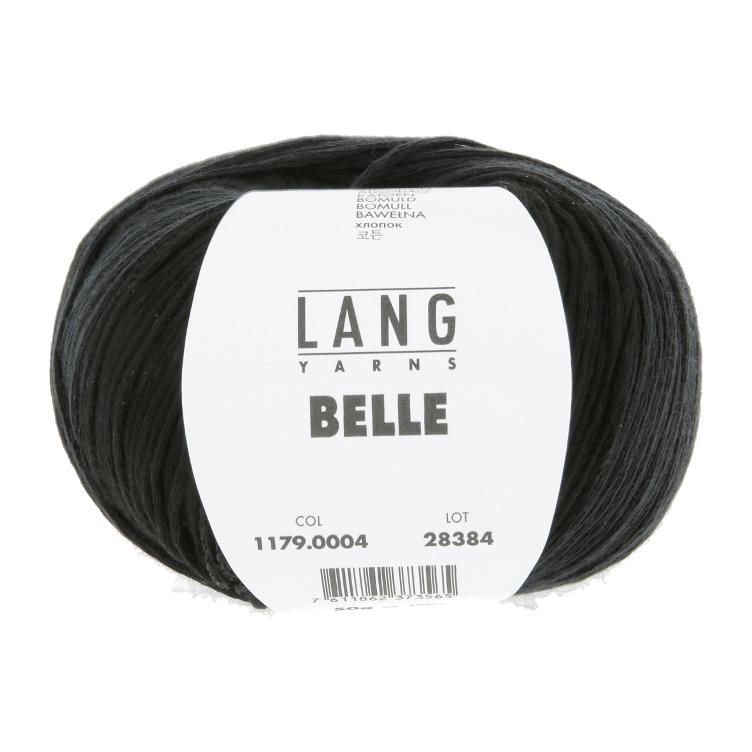 Belle Baumwolle/Viskose 50g 190m Col04 schwarz