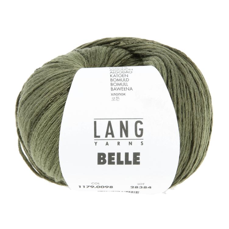 Belle Baumwolle/Viskose 50g 190m Col98 olive dunkel