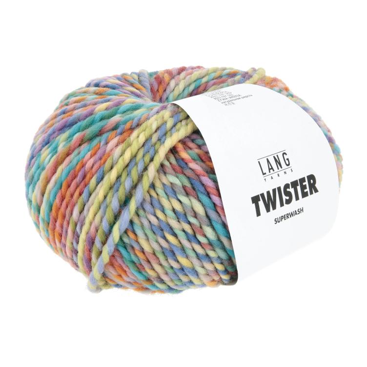 Twister Col01 100g hellblau/orange/lavendel