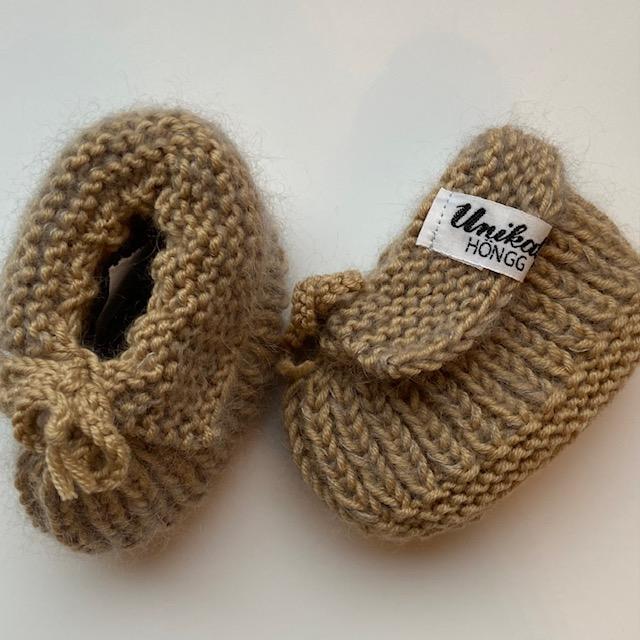 Babyfinkli WOLLE mit Mohair handgestrickt div. Farben