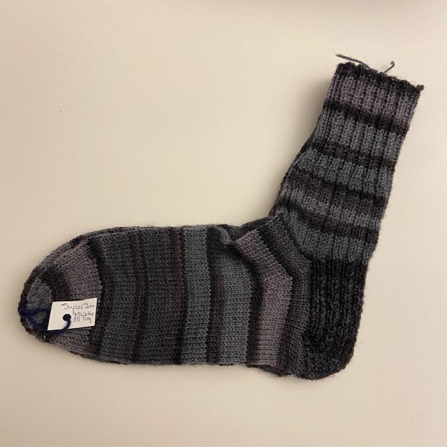 Socken Handgestrickt etwas gemustert