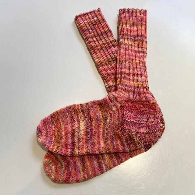Socken Handgestrickt Gr.35 Footprint