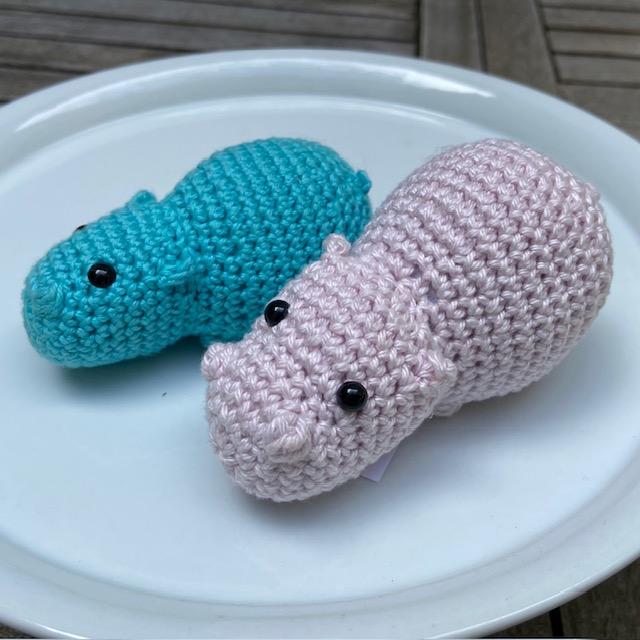 Häkelfigur Hippo