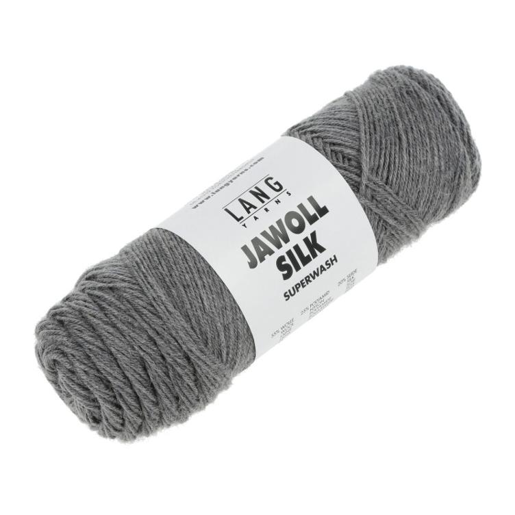 Jawoll Silk dunkelgrau-melange 50g 200m,Col103