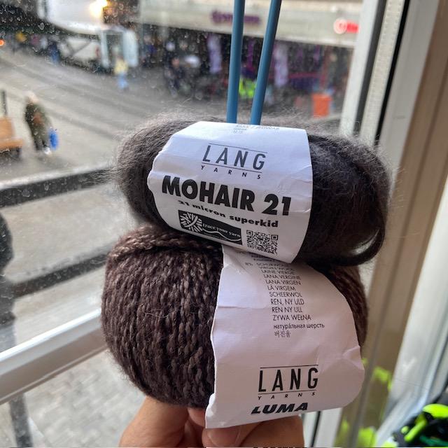 Beret/Baskenmütze Luma/Mohair21 verstellbar