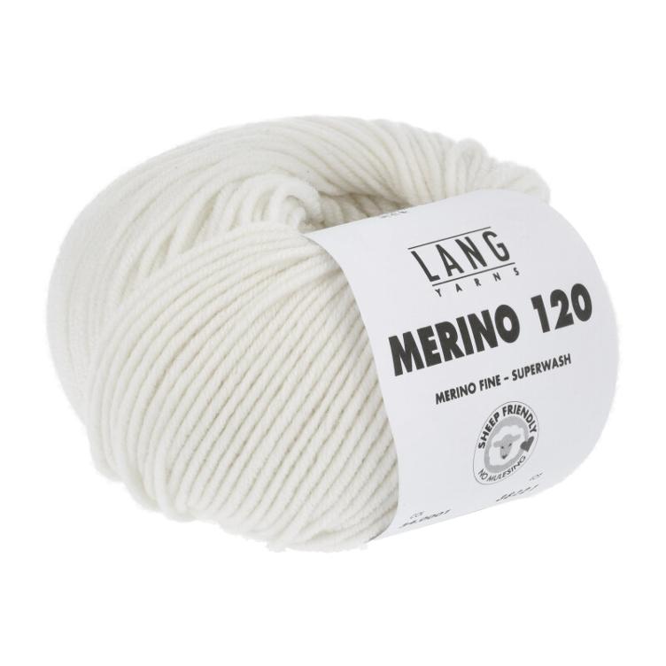 Merino 120 rohweiss 50g 120m Col 01