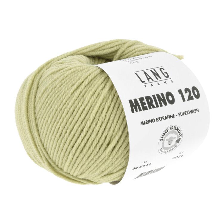 Merino 120 lime 50g 120m Col344