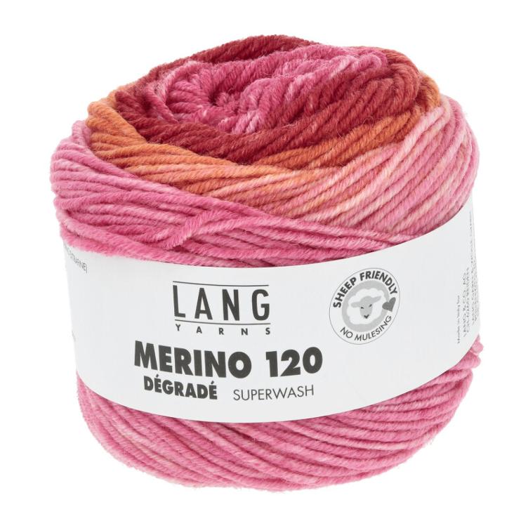 MERINO 120 DÉGRADÉ Col016 rot