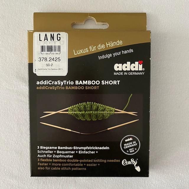 Nadeln addiCraSy Trio Bambus Nr.2,5, 24cm 3 Stk AH!!