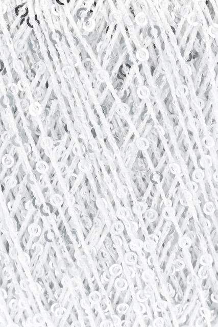 Paillettes weiss 25g /112m Col01 - 0