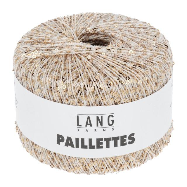 Paillettes weiss/gold 25g /112m Col02