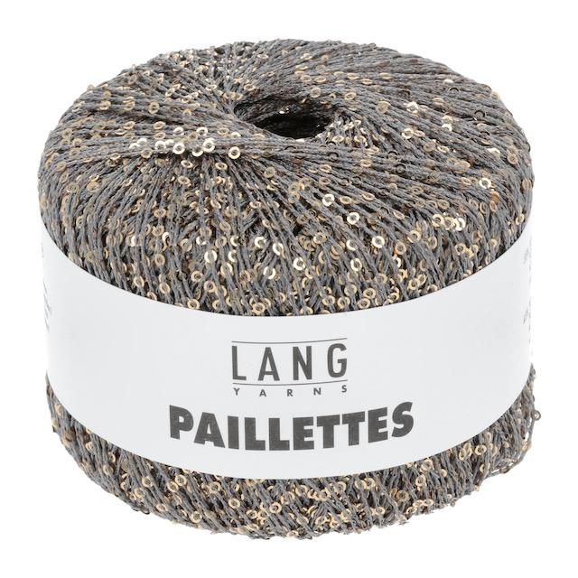 Paillettes grau/gold 25g /112m Col03