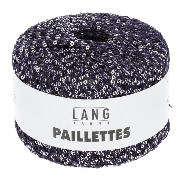 Paillettes marine/silber 25g /112m Col35