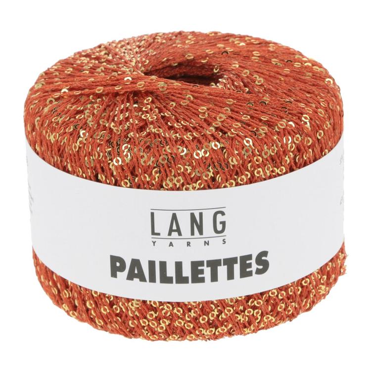 Paillettes rot(orange) Col60 25g /112m