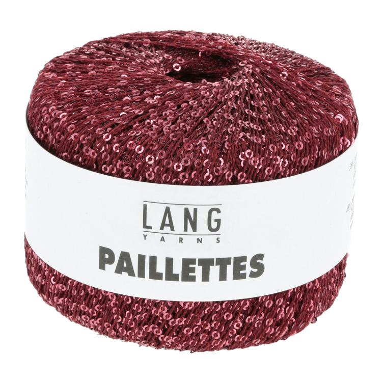 Paillettes dunkelrot 25g /112m Col62