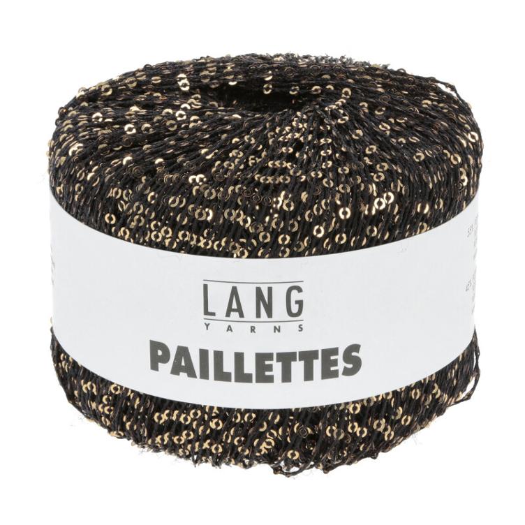 Paillettes schwarz/gold Col70 25g /112m