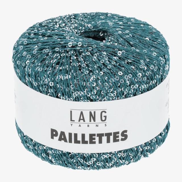 Paillettes petrol/silber 25g /112m Col88