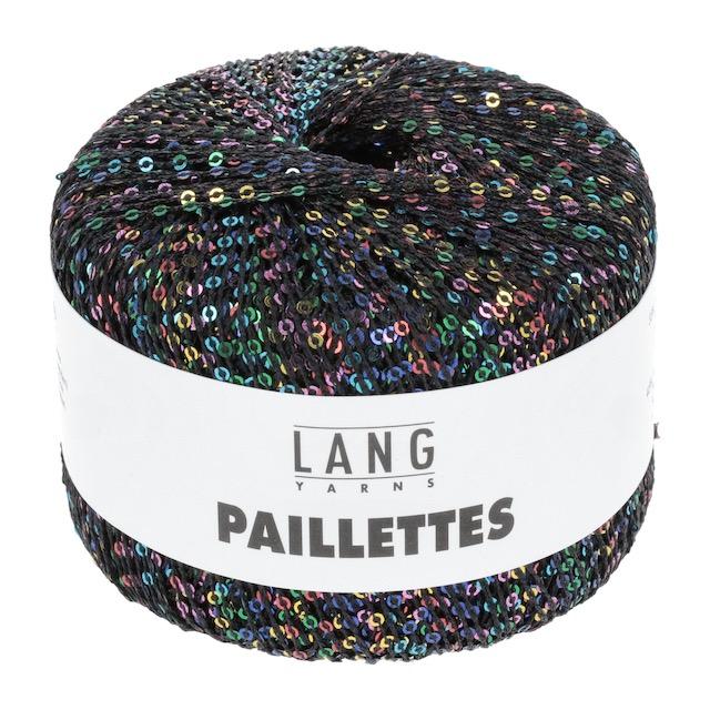 Paillettes schwarz/bunt 25g /112m Col104