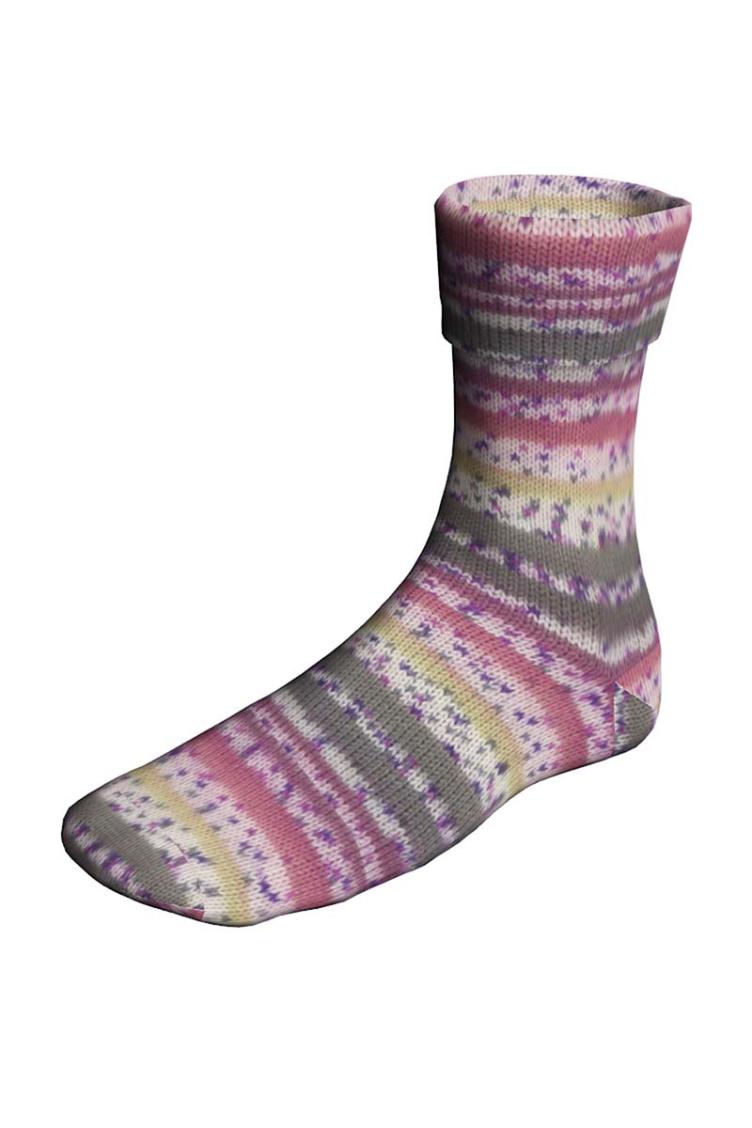 Super Soxx Bamboo Color 513 beere 4-fach Sockenwolle