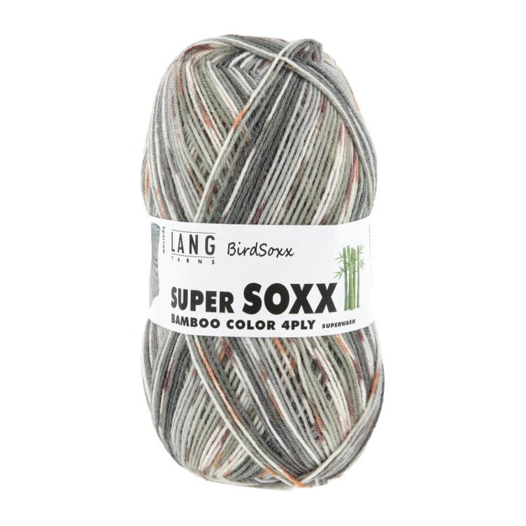 Super Soxx Bamboo Color 516 olive 4-fach Sockenwolle