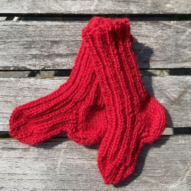 Babysocken handgestrickt div. Grössen (Kindersocken) - 1