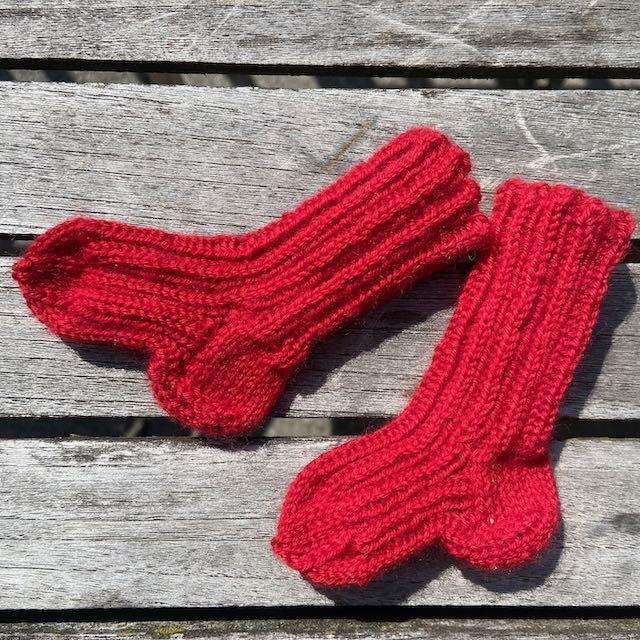 Babysocken handgestrickt div. Grössen (Kindersocken) - 2