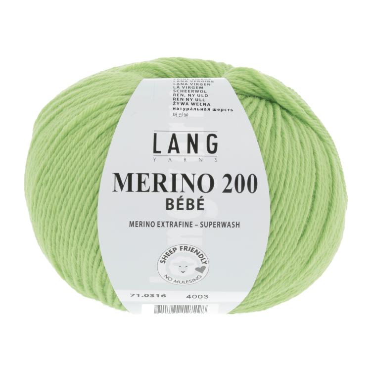 Merino 200 Bebe hellgrün 50g Col316