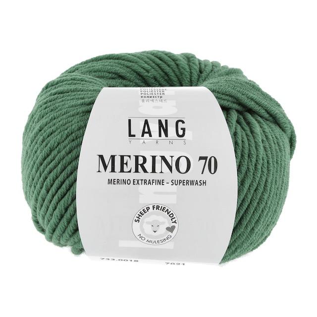 Merino 70 grasgrün 50g 70m Col18