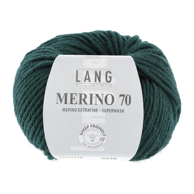 Merino 70 dunkelgrün 50g 70m Col218