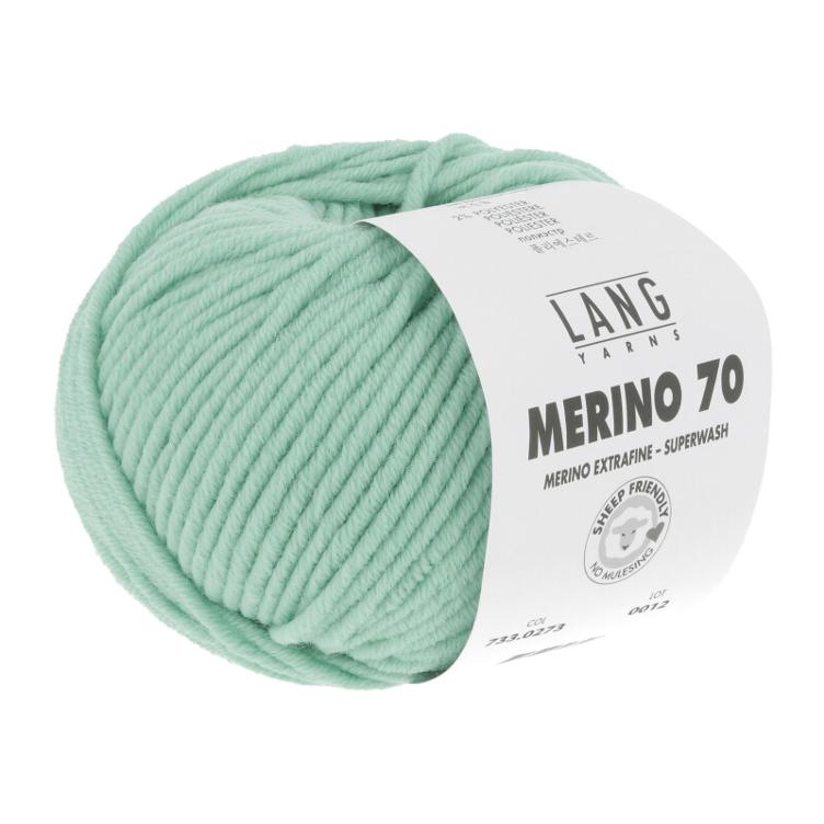 Merino 70 jade hell 50g 70m Col273