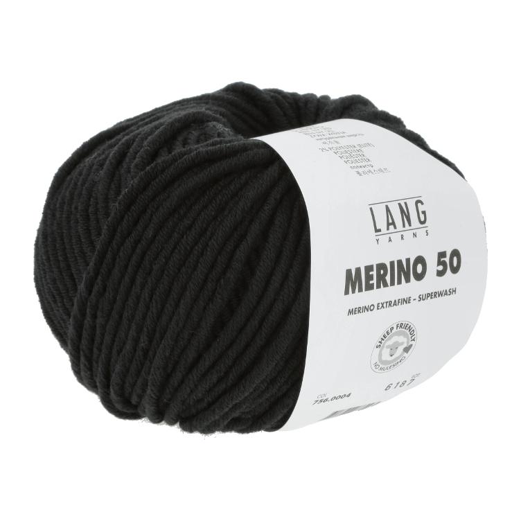 Merino 50 schwarz 100g Col4 - 2