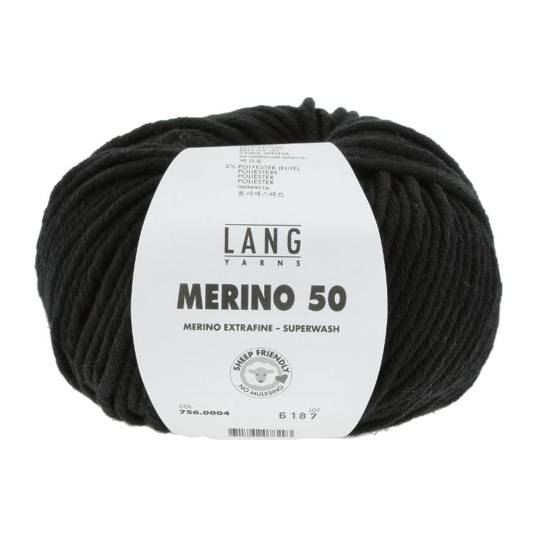 Merino 50 schwarz 100g Col4