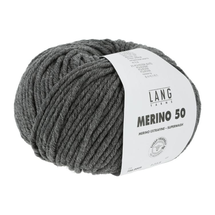 Merino 50 grau meliert 100g Col5 - 4