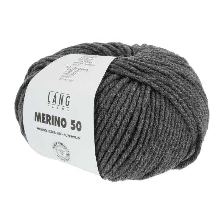 Merino 50 grau meliert 100g Col5 - 2
