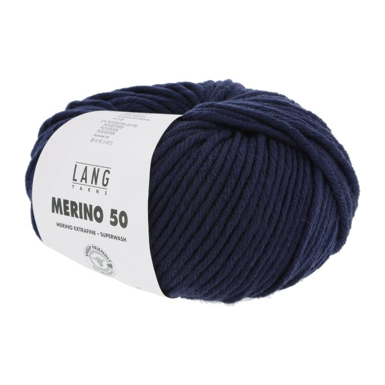 Merino 50 marine 100g Col35 - 1