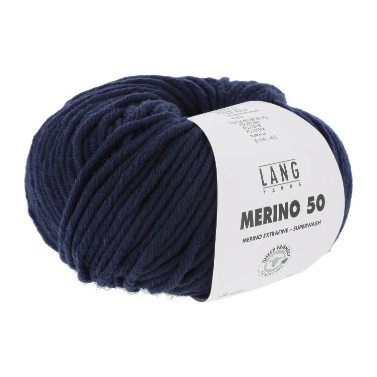 Merino 50 marine 100g Col35 - 3