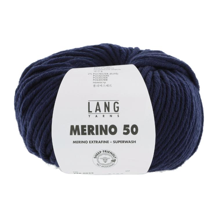 Merino 50 marine 100g Col35