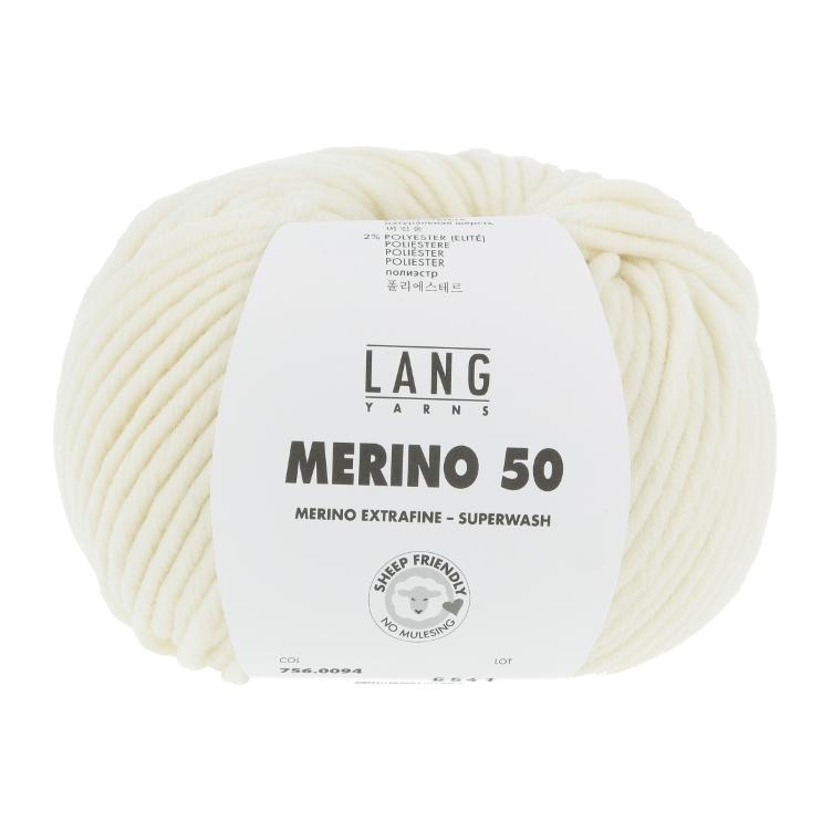 Merino 50 offwhite 100g Col94