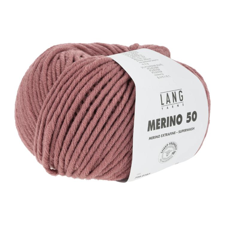 Merino 50 rosenholz 100g Col187 - 2
