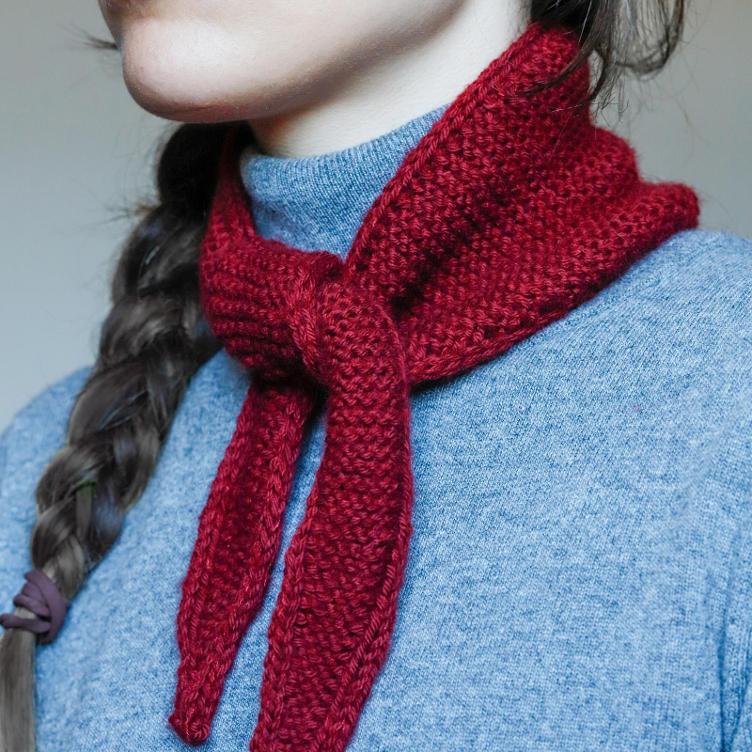 Sophie Scarf,handgestrick Petite Knit Merino/Cashneredreams