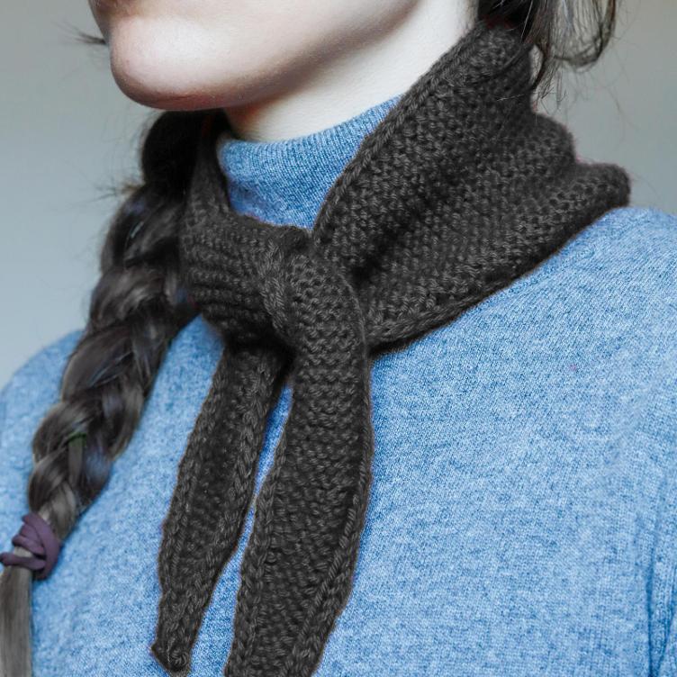 Sophie Scarf,handgestrick Petite Knit Merino/Cashneredreams - 1