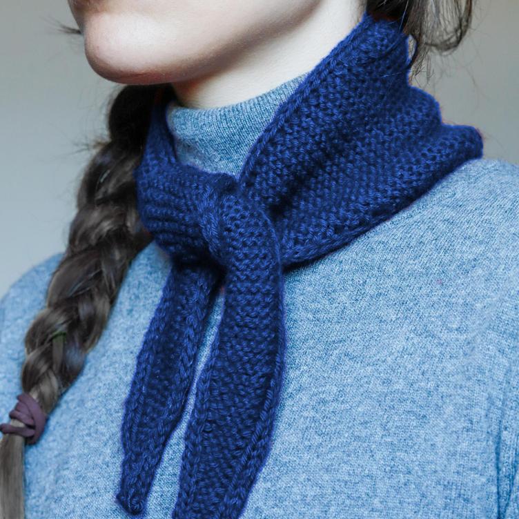 Sophie Scarf,handgestrick Petite Knit Merino/Cashneredreams - 6